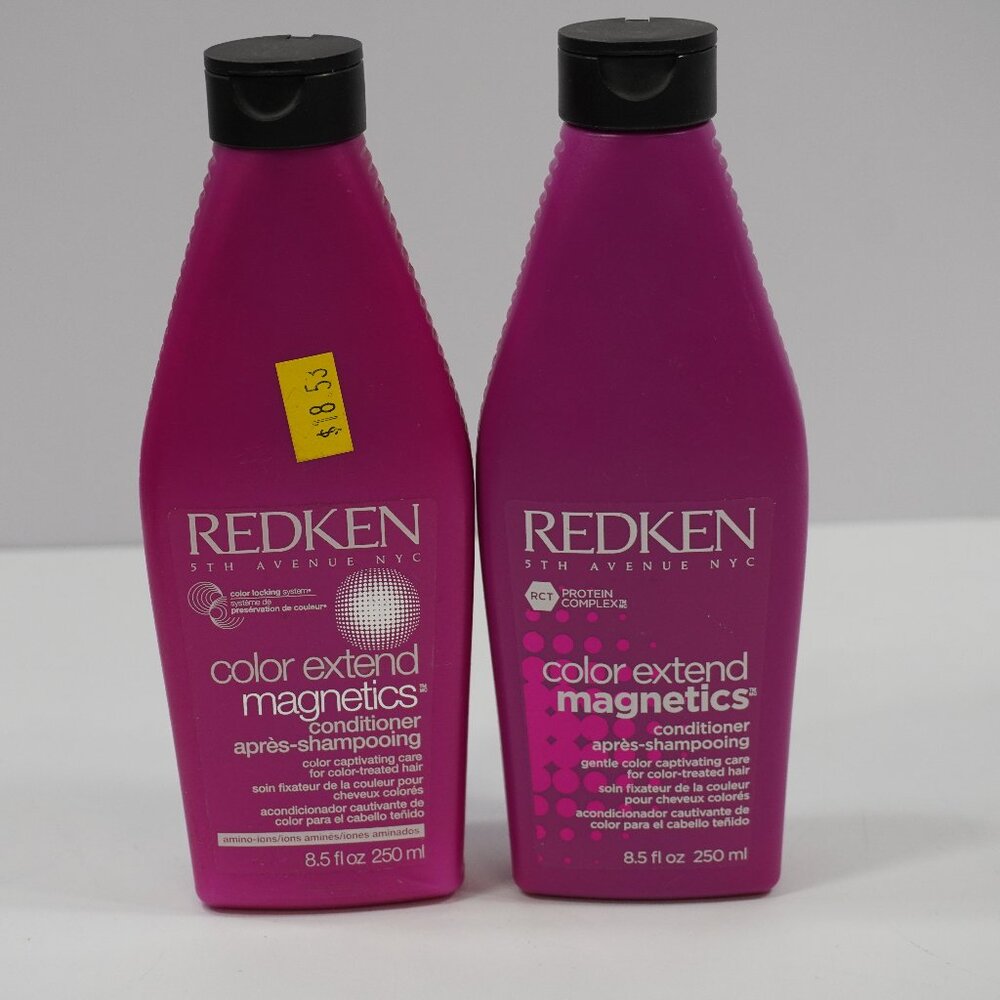 LOT OF 2 REDKEN COLOR EXTEND MAGNETICS CONDITIONER 8.5 OZ